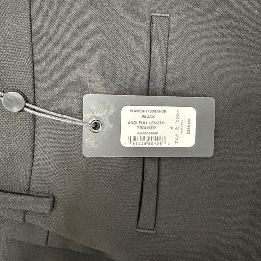 Rag & Bone Black Andi Full Length Trouser ($358)
Brand New with Tags - Picture 3 of 4